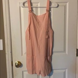 Light pink overalls/romper